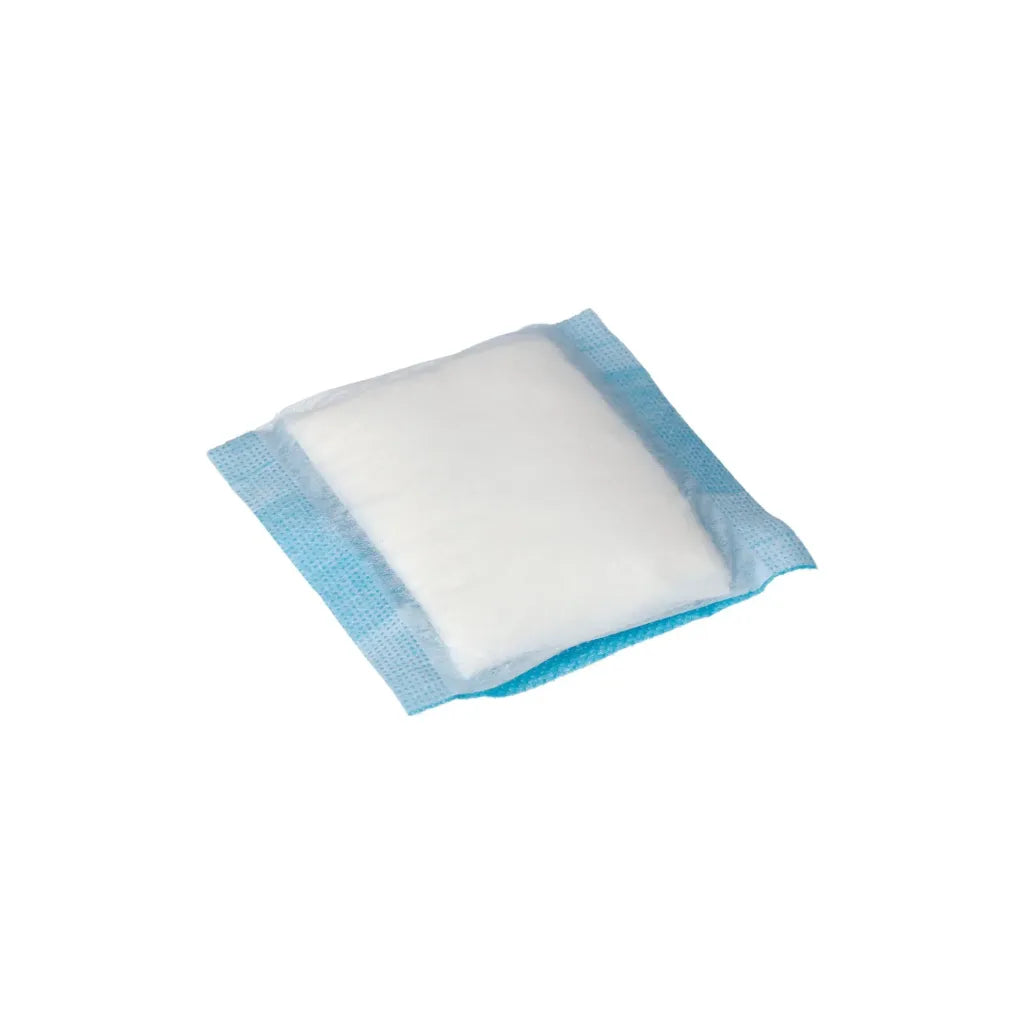 Pansement américain non tissé et cellulose non stérile 10 x 20 cm - Boîte de 50