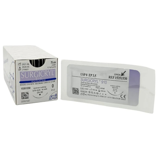 Fils de suture Surgicryl 910 - Boîte de 12