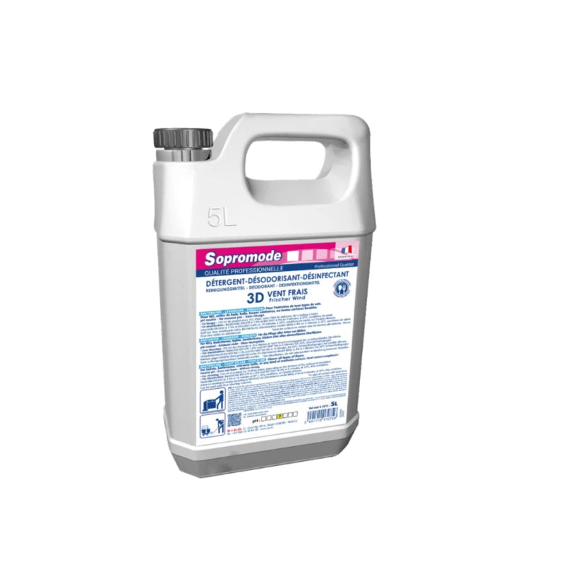 Détergent désinfectant sol et surface à diluer - Bidon 5 L