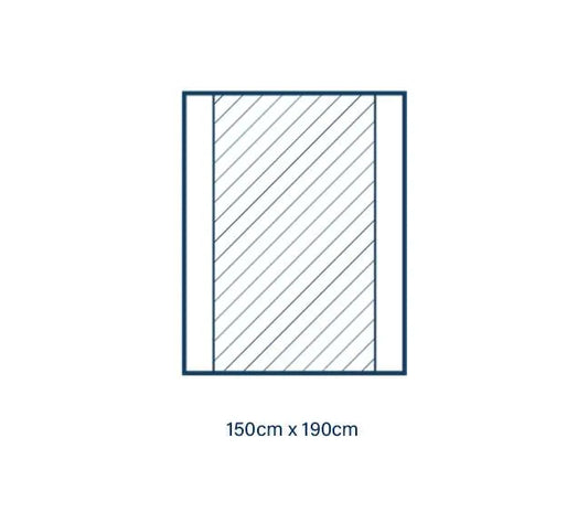 Champ de table stérile 150 x 190 cm - Boîte de 30