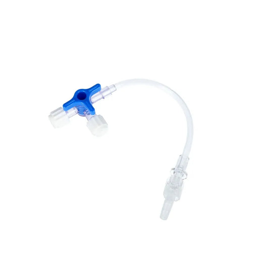 Prolongateur avec robinet 3 voies stérile 10 cm - Boîte de 50