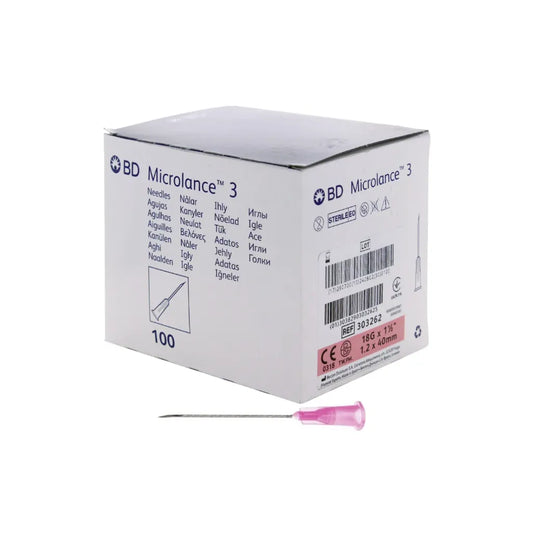 Aiguilles hypodermiques BD Microlance - Boîte de 100